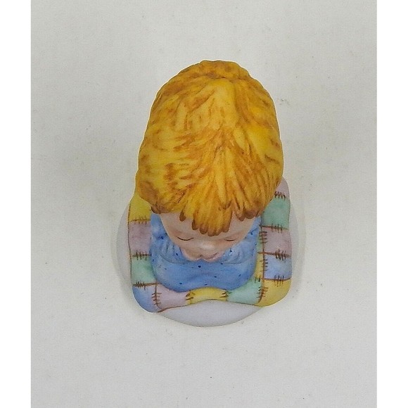 Betsey Clark Collection Little Gallery by Hallmark Boy Praying 1979 - Picture 5 of 6